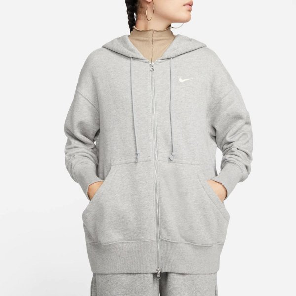 Женская толстовка NIKE W NSW STYLE FLC FZ HOODIE OS
