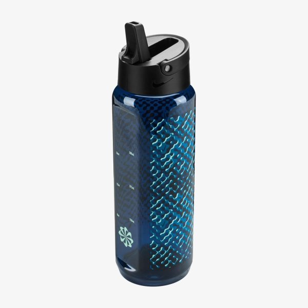 Бутылка NIKE TR RENEW RECHARGE STRAW BOTTLE 24 OZ GRAPHIC BLUE VOID/BLACK/GREEN ABYSS/MINT FOAM 24OZ