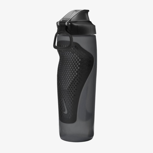 Бутылка NIKE REFUEL BOTTLE LOCKING LID 24 OZ ANTHRACITE/BLACK/SILVER IRIDESCENT 24OZ