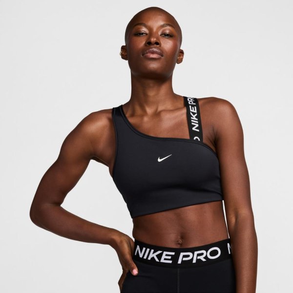 Женский топ NIKE W NP SWOOSH MS ASYM BRA