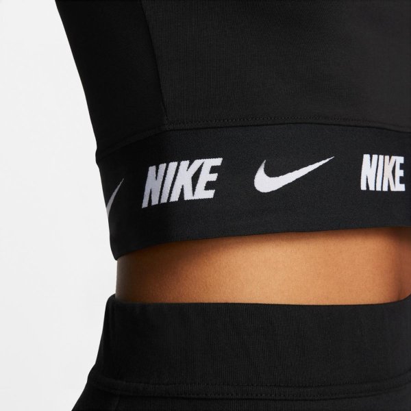 Жіноча майка NIKE W NSW CROP TAPE LS TOP