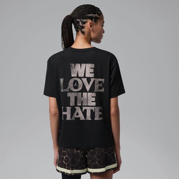 Жіноча футболка JORDAN W J SPT DF SS GFX TEE VERB