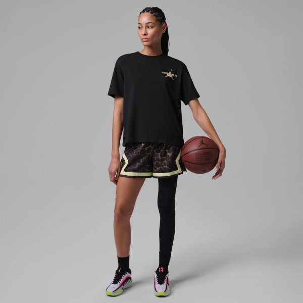 Жіноча футболка JORDAN W J SPT DF SS GFX TEE VERB