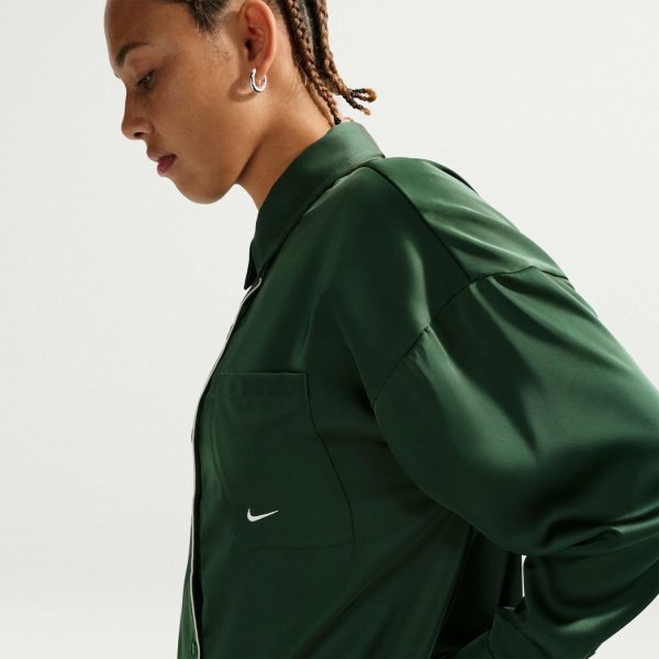 Жіночий лонгслів NIKE W NSW OFFLN WVN STN LS TOP