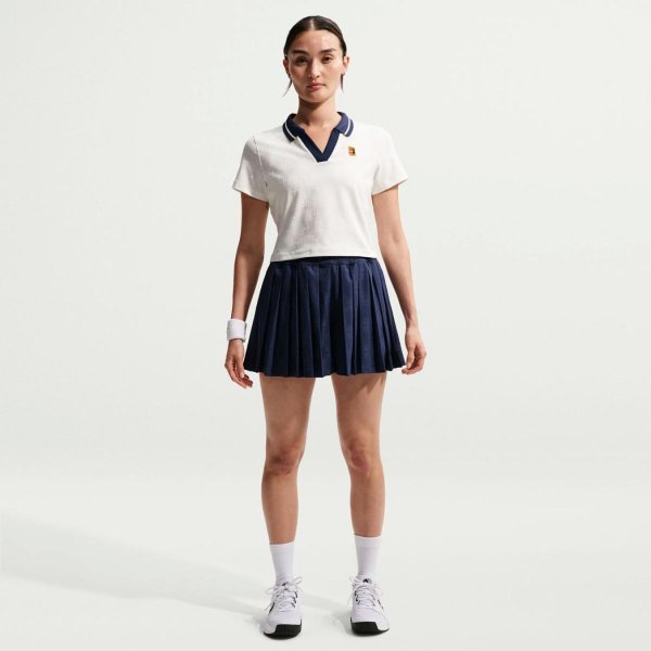 Жіноча футболка NIKE W NKCT DF CRT CLTN CROP POLO