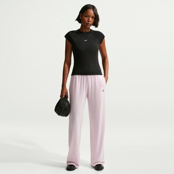 Жіноча футболка NIKE W NSW CHILL KNIT RIB SS TOP