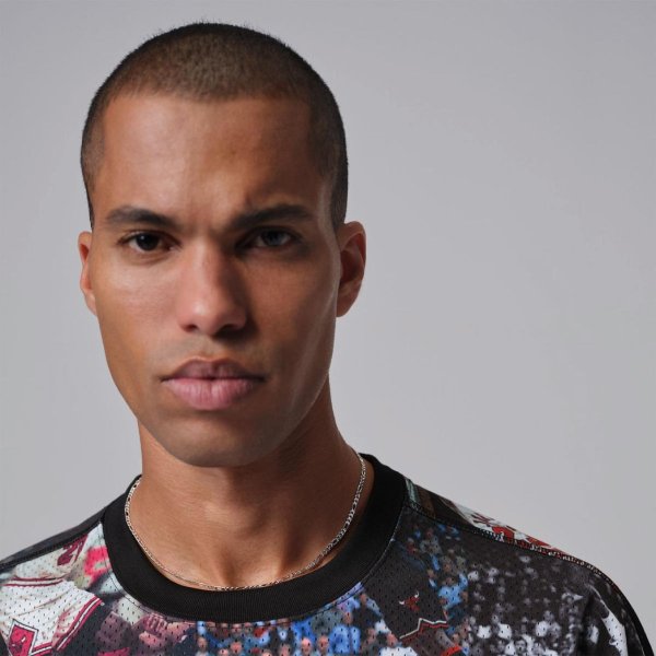 Чоловіча футболки з довгим рукавом JORDAN M J FLT AOP LS JRSY