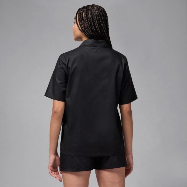 Женская рубашка JORDAN W J SS WOVEN TOP ROSE