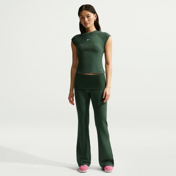 Жіноча футболка NIKE W NSW CHILL KNIT RIB SS TOP