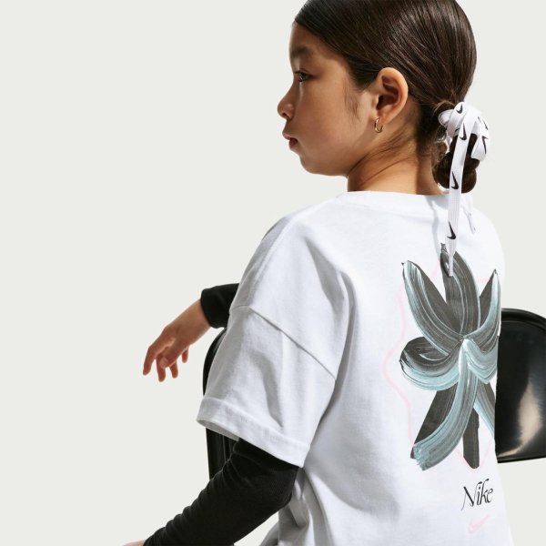 Детская футболка NIKE G NSW TEE OC BOXY FLOWER