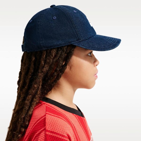 Дитяча кепка NIKE K NK CLUB CAP US CB DENIM