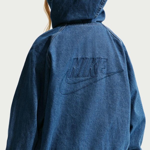 Дитяча толстовка NIKE K NSW WR DENIM FZ JACKET