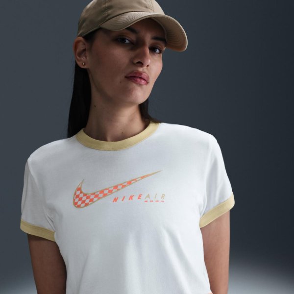 Женская футболка NIKE W NSW CLUB SS TEE MOTO RGR