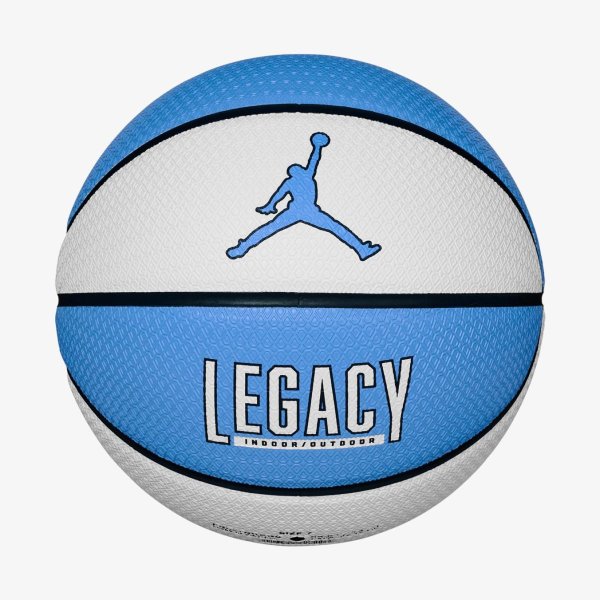 Мяч баскетбольный JORDAN LEGACY 2.0 8P DEFLATED WHITE/COLLEGE NAVY/COLLEGE NAVY/VALOR BLUE 07