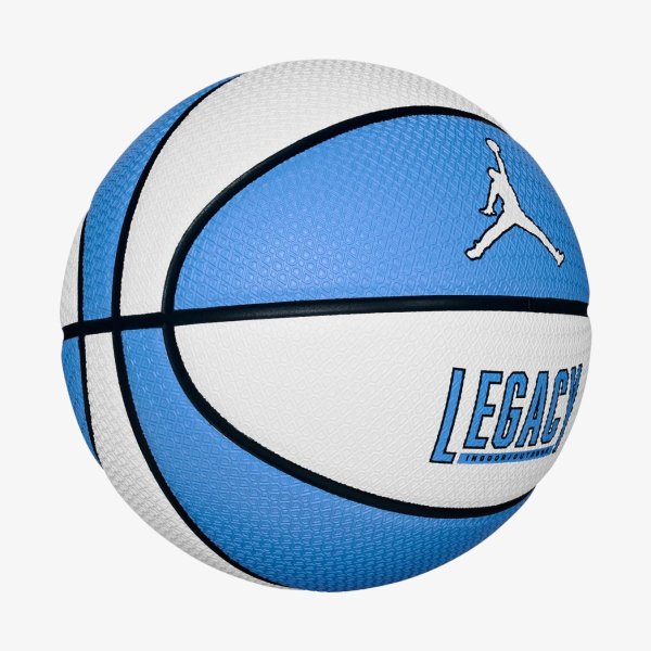 Мяч баскетбольный JORDAN LEGACY 2.0 8P DEFLATED WHITE/COLLEGE NAVY/COLLEGE NAVY/VALOR BLUE 07