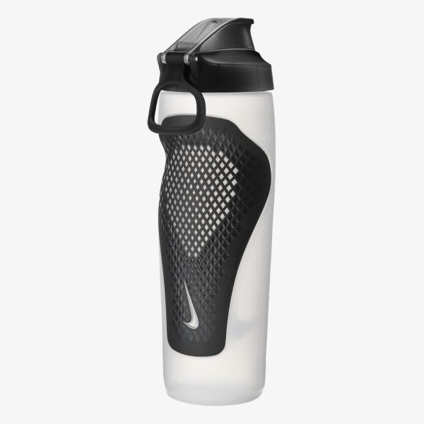 Бутылка NIKE REFUEL BOTTLE LOCKING LID 24 OZ NATURAL/BLACK/BLACK IRIDESCENT 24OZ