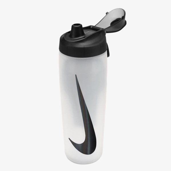 Бутылка NIKE REFUEL BOTTLE LOCKING LID 24 OZ NATURAL/BLACK/BLACK IRIDESCENT 24OZ