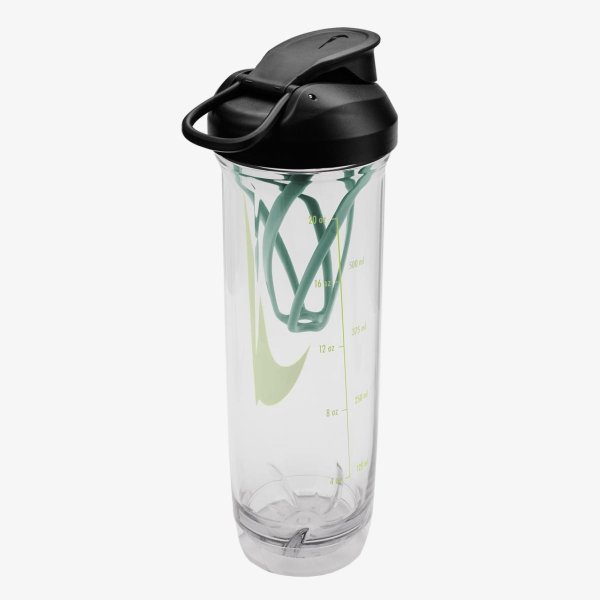 Бутылка NIKE TR RECHARGE SHAKER BOTTLE 2.0 24 OZ CLEAR/BLACK/CANNON/VOLT 24OZ