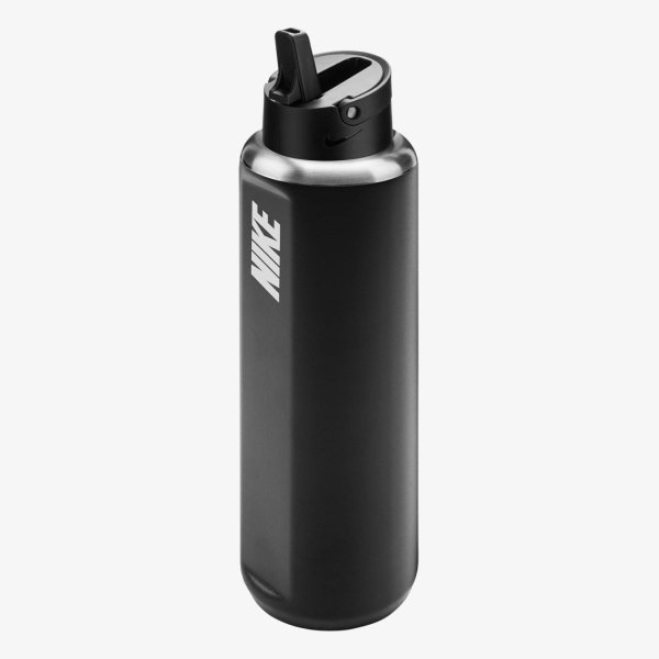 Бутылка NIKE SS RECHARGE STRAW BOTTLE 32 OZ RFSH BLACK/BLACK/WHITE 32OZ