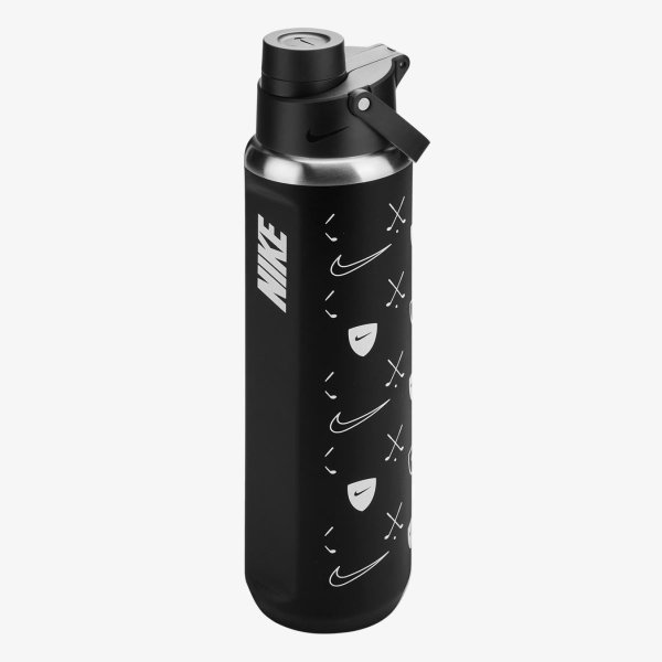 Бутылка NIKE SS RECHARGE CHUG BOTTLE 24 OZ GRAPHIC RFSH BLACK/BLACK/WHITE 24OZ