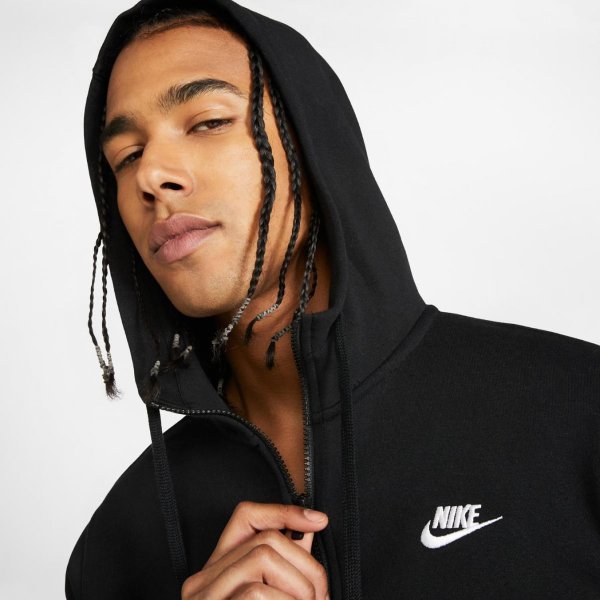 Мужская толстовка NIKE M NSW CLUB HOODIE FZ BB