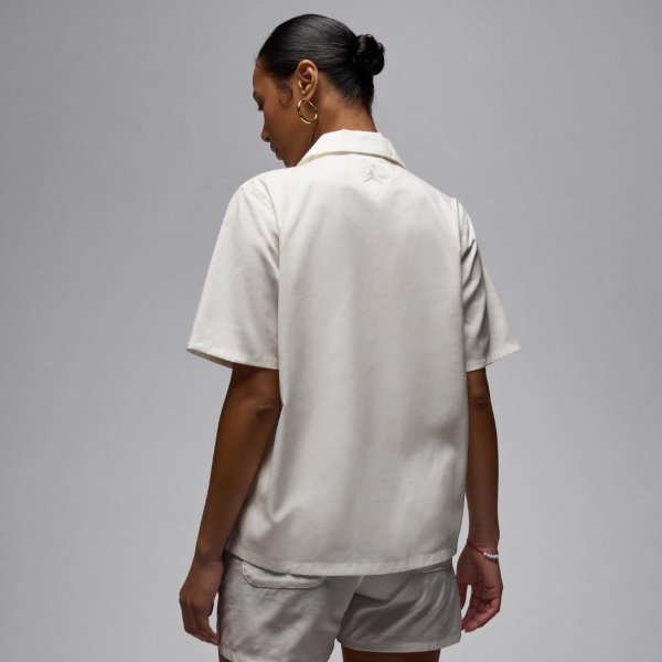 Женская рубашка JORDAN W J SS WOVEN TOP ROSE