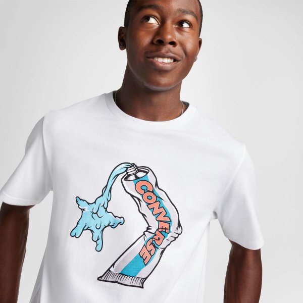 Чоловіча футболка CONVERSE STAR CHEV TOOTHPASTE TEE