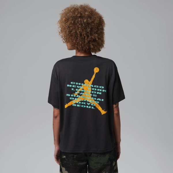 Женская футболка JORDAN W J BRK SS GF GFX TEE WT