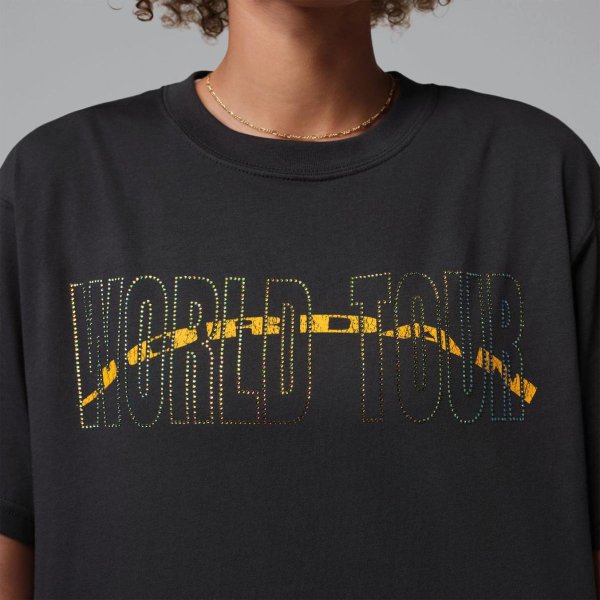 Женская футболка JORDAN W J BRK SS GF GFX TEE WT