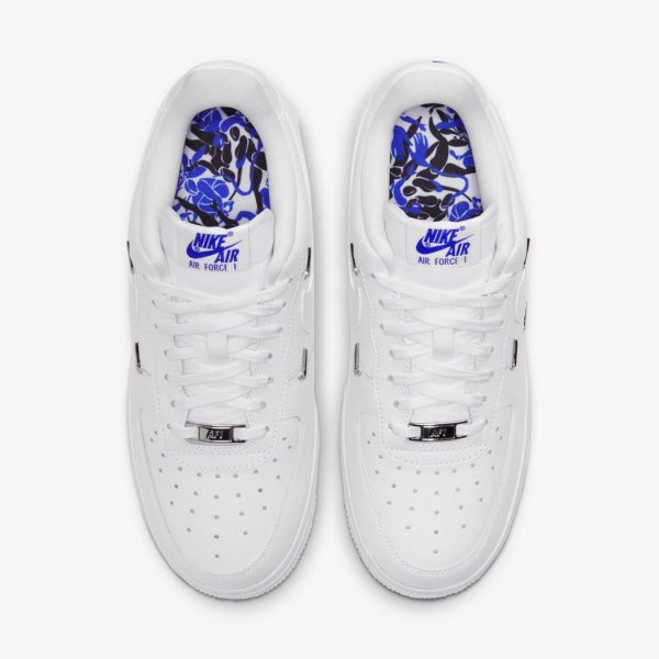 Жіночі кросівки NIKE WMNS AIR FORCE 1 '07 LX WHITE / HYPER ROYAL