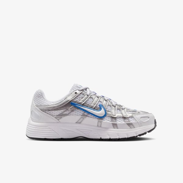 Детские кроссовки NIKE P-6000 BLUE CRYSTAL / METALLIC SILVER (GS)