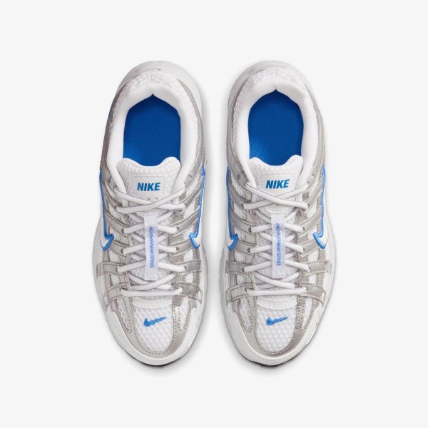 Детские кроссовки NIKE P-6000 BLUE CRYSTAL / METALLIC SILVER (GS)