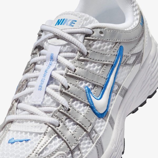 Детские кроссовки NIKE P-6000 BLUE CRYSTAL / METALLIC SILVER (GS)