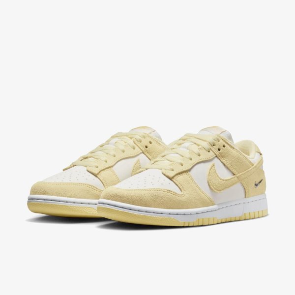 Жіночі кросівки WMNS NIKE DUNK LOW SUEDE SOFT YELLOW