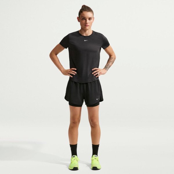 Женские шорты NIKE W NK ONE DF HR 3IN 2N1 SHORT