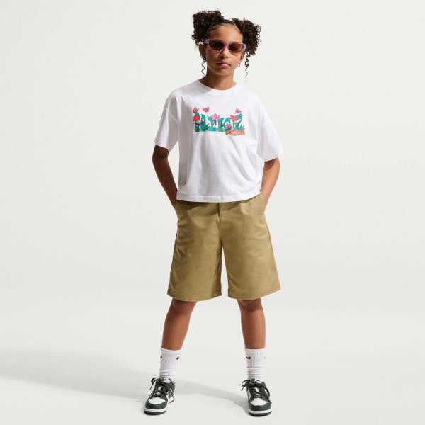 Детская футболка NIKE G NSW TEE OC BOXY CAMP