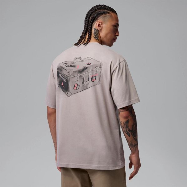 Чоловіча футболка JORDAN M J NC TRAVEL GFX SS CREW