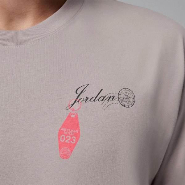 Чоловіча футболка JORDAN M J NC TRAVEL GFX SS CREW