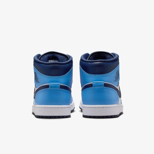 Мужские кроссовки AIR JORDAN 1 MID UNIVERSITY BLUE / MIDNIGHT NAVY