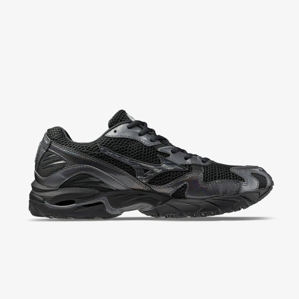 Мужские кроссовки MIZUNO WAVE RIDER 10 Y2K PACK BLACK SAND / METALLIC GRAY