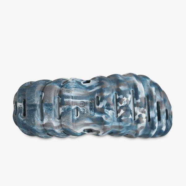 Клоги CROCS ECHO MARMLED CLOG BLACK SAND / MULTICOLOR