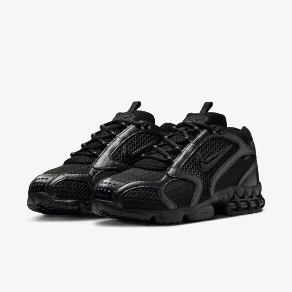 Мужские кроссовки NIKE AIR ZOOM SPIRIDON CAGE 2 TRIPLE BLACK