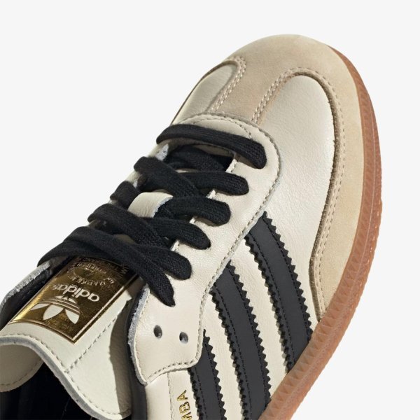 Женские кроссовки ADIDAS SAMBA OG WMNS CREAM WHITE / CORE BLACK