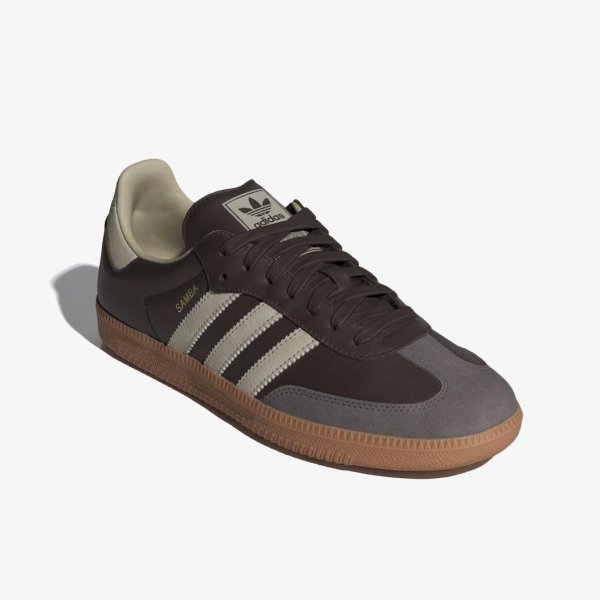 Женские кроссовки ADIDAS SAMBA OG BROWN / PUTTY GREY