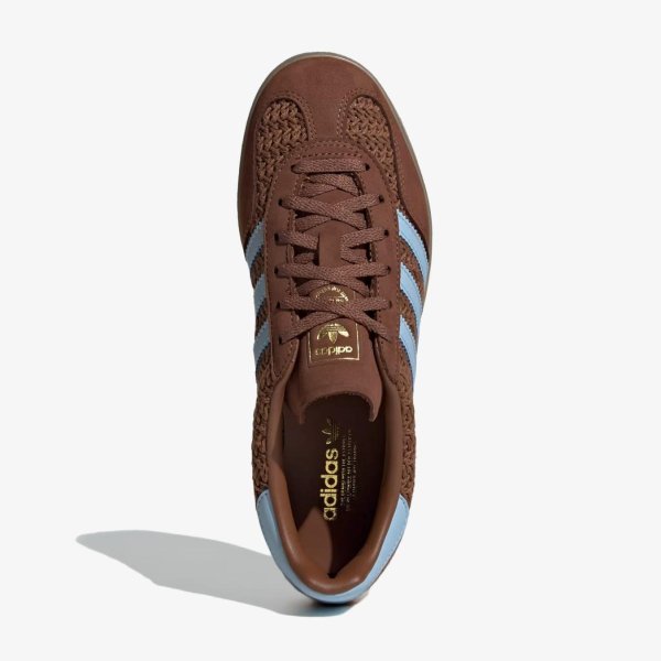 Женские кроссовки ADIDAS WMNS GAZELLE INDOOR PRELOVED BROWN / CLEAR SKY