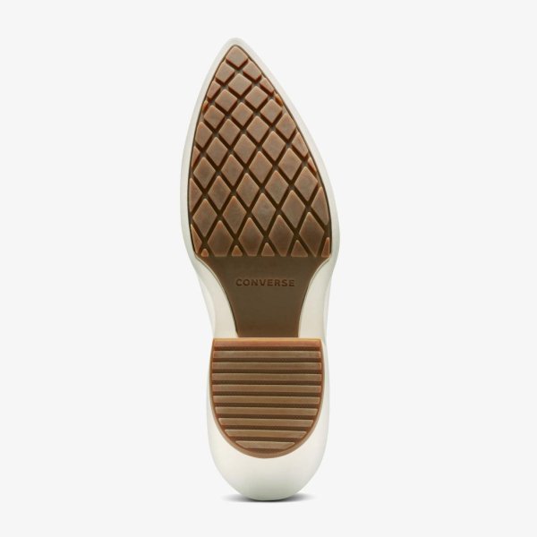 Жіночі кеди CONVERSE CHUCK 70 DE LUXE POINTED HI BLACK / WHITE