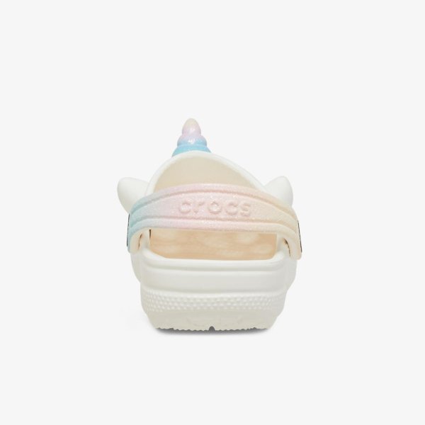 Детские тапочки CROCS CLASSIC CLOG IAM RAINBOW UNICORN CHALK (TD)