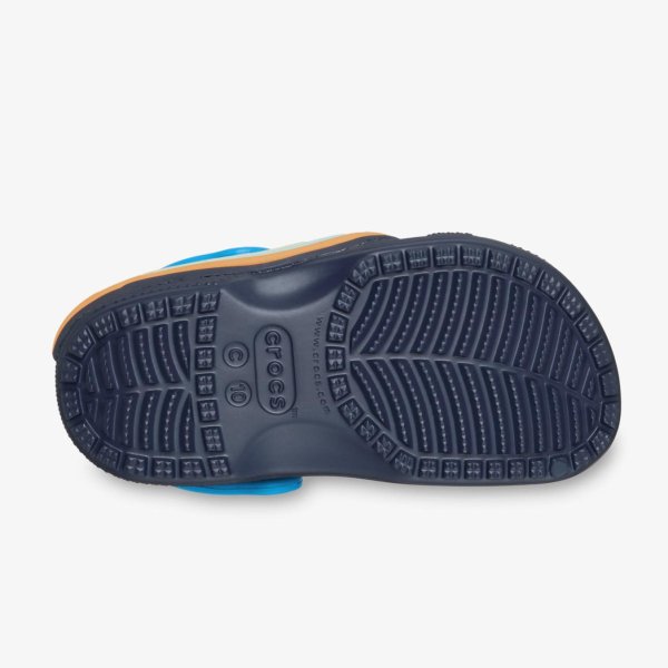 Детские тапочки CROCS CLASSIC CLOG UFO LIGHTS NAVY (TD)