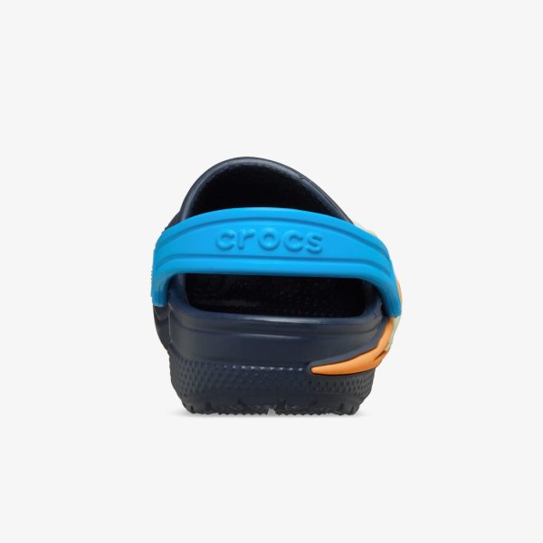Детские тапочки CROCS CLASSIC CLOG UFO LIGHTS NAVY (TD)