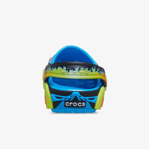 Детские тапочки CROCS CLASSIC CLOG IAM MONSTER TRUCK NEON OCEAN (TD)